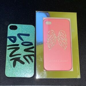 VINTAGE Victoria's Secret Pink and Green IPhone 5S Cases